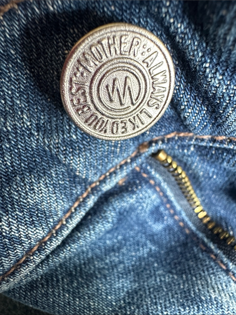 MOTHER Blue High-Rise Frayed Hem Denim Shorts - Picture 6 of 8